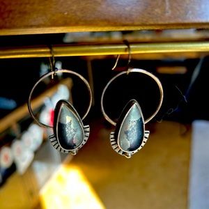 Stone earrings